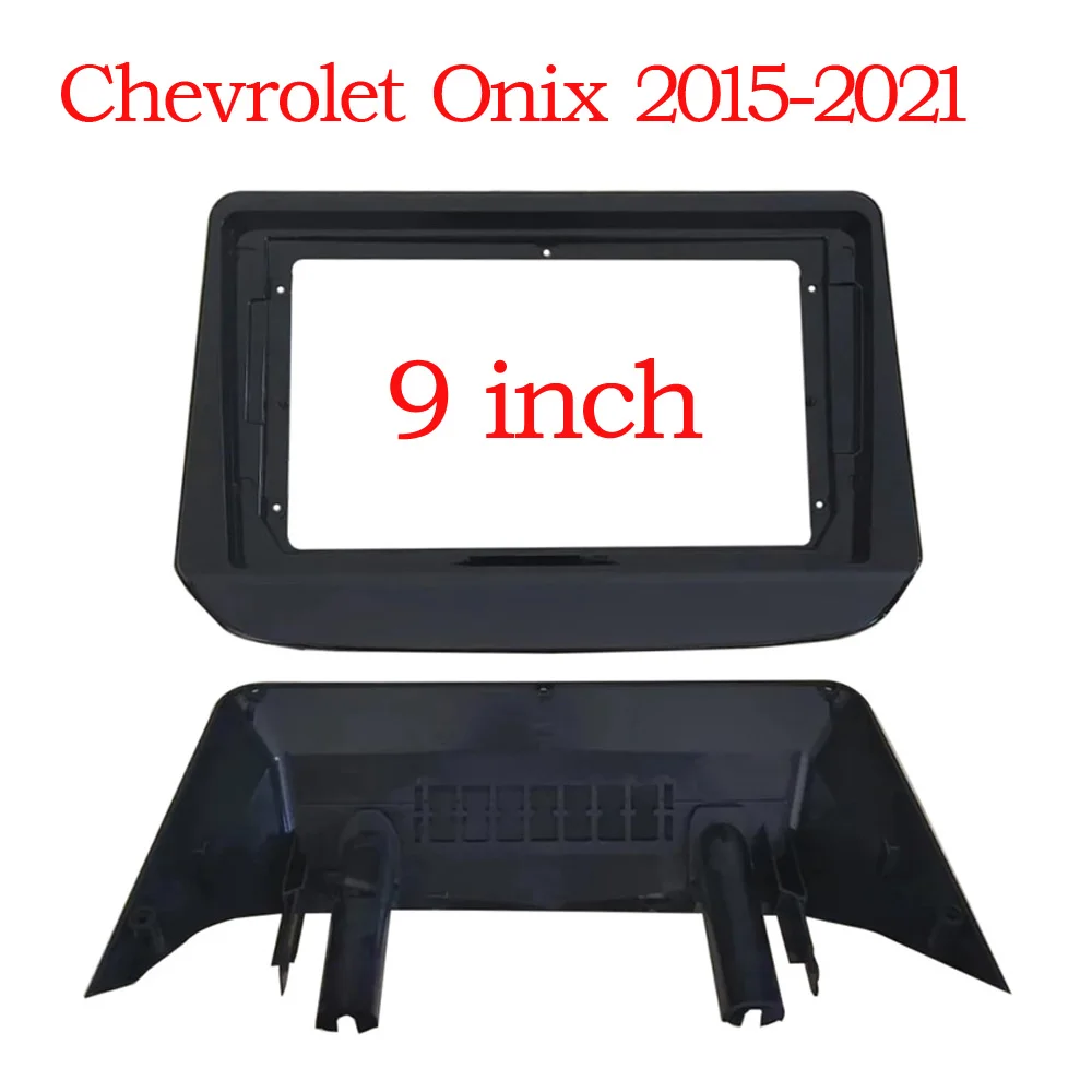 BYNCG 9 Inch 2 Din Car Video Fascia for Chevrolet Onix 2015-2021 Panel CD DVD Player Audio Frame Dashboard Mount Kit