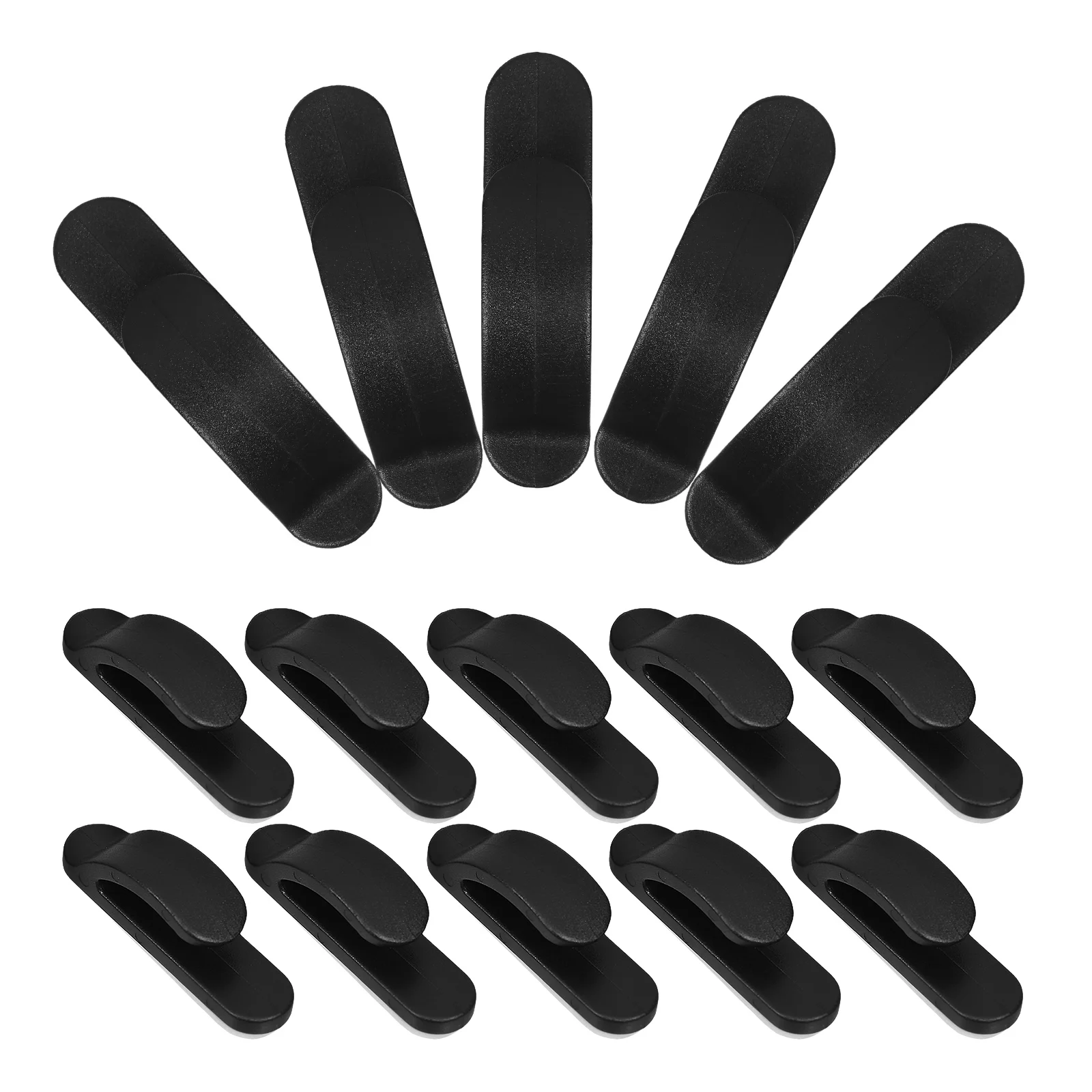 

6pcs Hooks Key Hanger Wall Mount Adhesive Home Essentials Space Saving ABS Material Bathroom Towel Hook Hat Hanger Car Decor