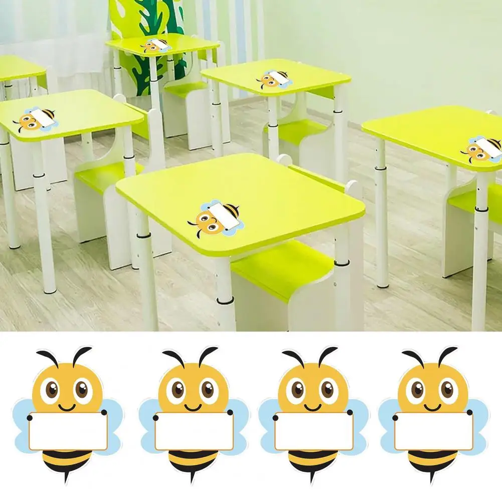 Bee Paper Cutouts Bee Themed Party Supplies Bulletin Board Bee Cutouts Classroom Name Tags for Cubbies Student Desk Nameplates