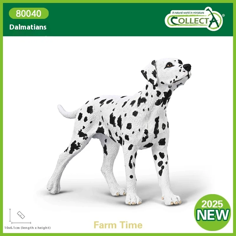 

Новая оригинальная фигурка-компаньон для роста, модель 80040, собака далматина, коллекционная статическая фигурка животного, декоративный орнамент, игрушка