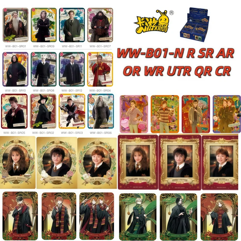 

KAYOU Harry Potter Departure версия Волшебник Академии Коллекционная карта CR UTR QR Коллекционные карты Аниме Игрушки Подарки