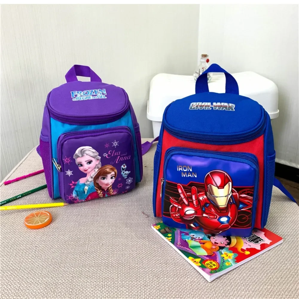 Cartoon Fashion Backpack Frozen Iron Man Cars Multiple Options High Quality Large Capacity Comfortable Lightweight Kids Backpack