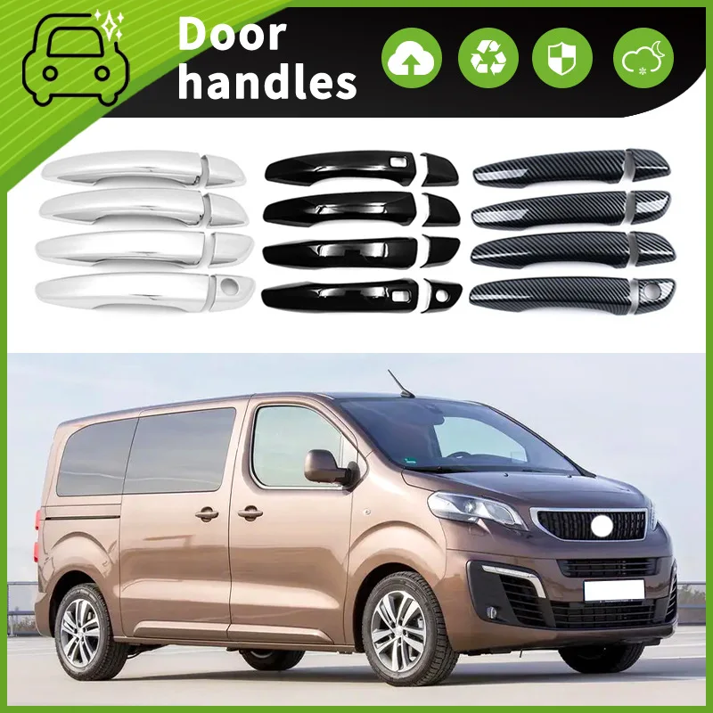 Suitable for 17-22 Peugeot Traveller Expert Door Handle Decorative Door Bowl Handle Accessories