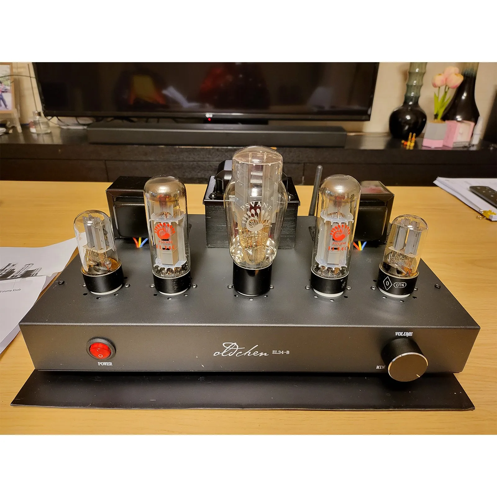Oldchen EL34-B 真空管アンプ シングルエンド 20Hz-25kHz ハイファイ