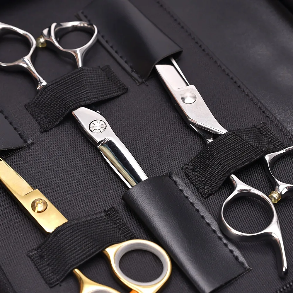 

Профессиональные ножницы, сумка для хранения, парикмахерская, матовая искусственная кожа, расческа для волос, сумка-органайзер, набор инструментов, портативная сумка на молнии для салона