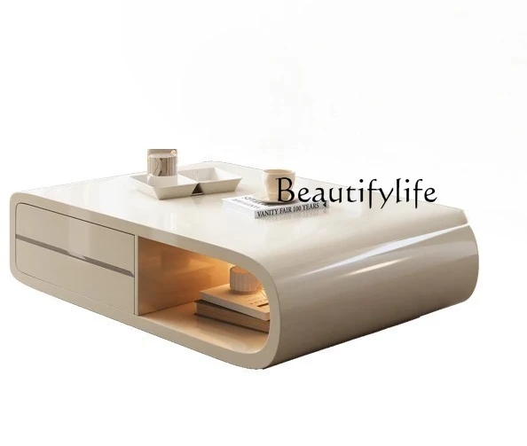 

Coffee table light luxury living room home sofa small table 2025 new modern simple coffee table