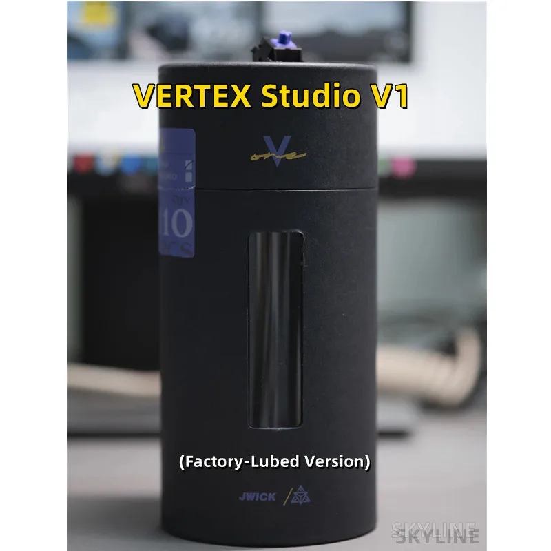 

VERTEX Studio V1 Linear Switches (70/90-Packs) (Stock/Lubed)v1（With Jars）For Mechanical Keyboard DIY Factory Lubed Version Jwick