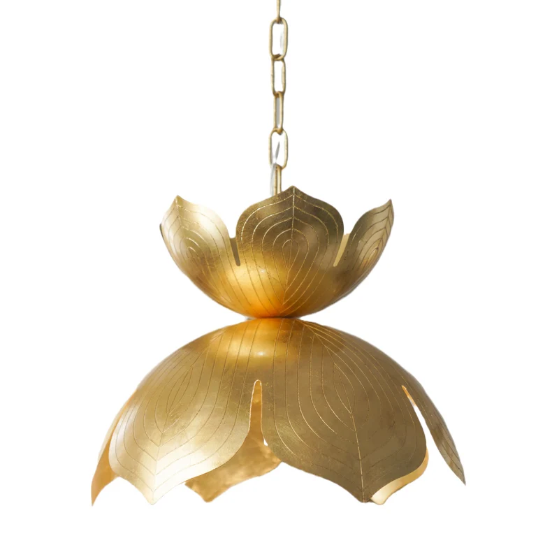 

American retro industrial style cafe light restaurant entrance barwind lotus concentrating light decoration classical