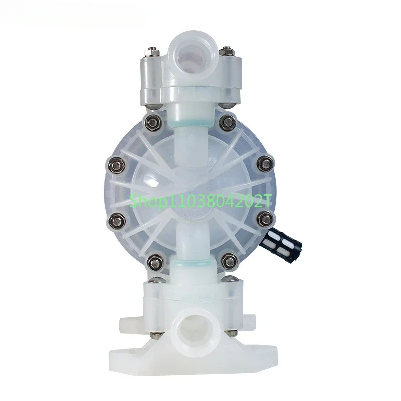 Pneumatic Diaphragm Pump QBY3-25STFS Engineering Plastic Pp Chemical Pump Explosion-Proof Acid and Alkali Corrosion Resistance