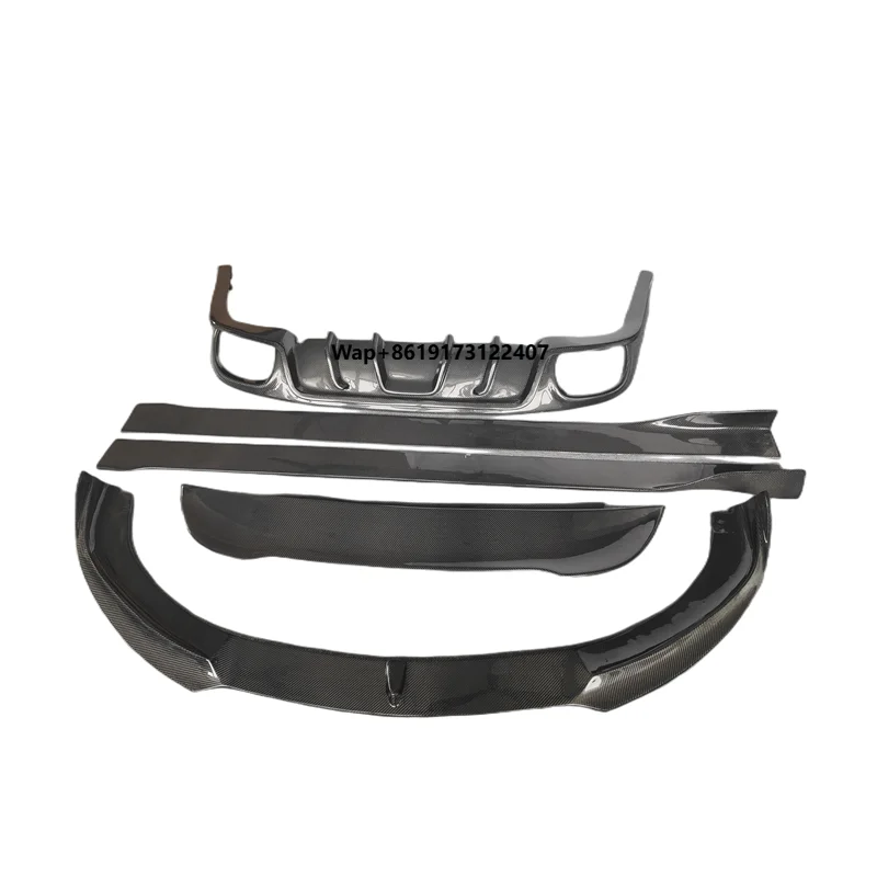 

Good Quality True Carbon Fiber Front Bumper Lip Side Skirt Extension Rear Diffuser Rear Spoiler for 10-13