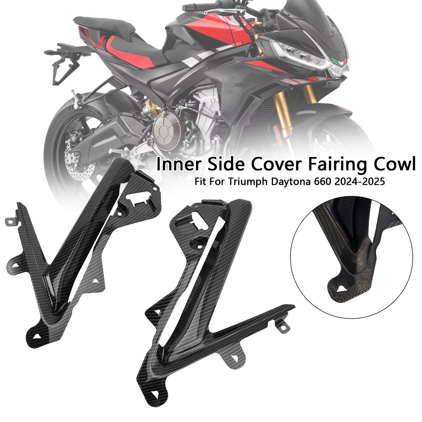 

Topteng Inner Side Cover Fairing Cowl For Daytona 660 2024-2025