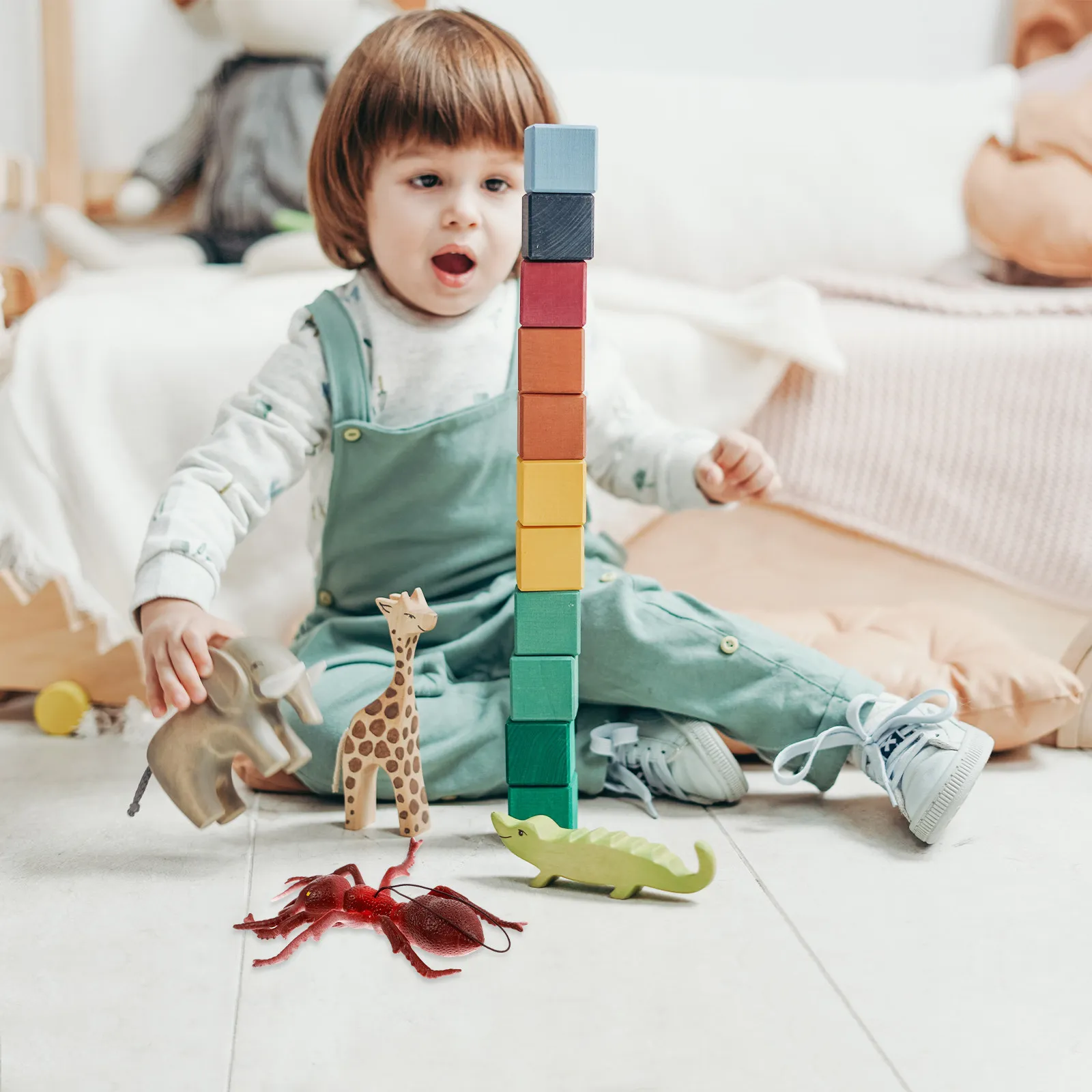 

Реалистичные мягкие полиэтиленовые муравьи для розыгрышей на Хэллоуин, украшения для сада, настольные декорации, реквизит для фестивалей, жуткие и забавные украшения в виде насекомых