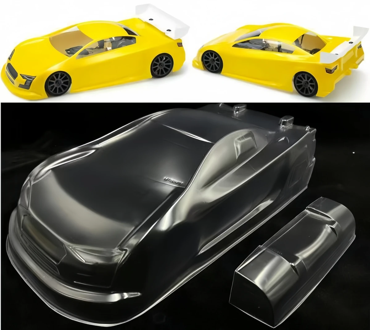 

1/10 GP Clear RC Body Shell (200mm) fit Drift Chassis Tamiya TG10-MK.2 Kyosho Fazer IF15-2 BMT 701 Evo Hsp 94122/94123