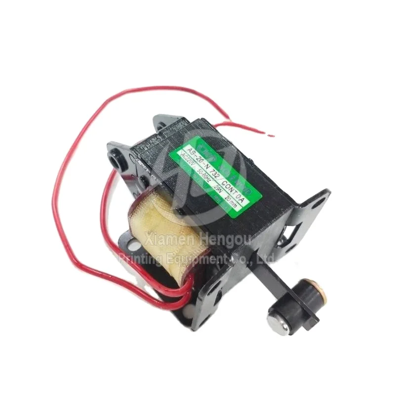

112x55mm Hengoucn AC Traction Electromagnet AS-20-N 732 MQ4-3N AC220V 20MM 3kg 29N Copper Wire