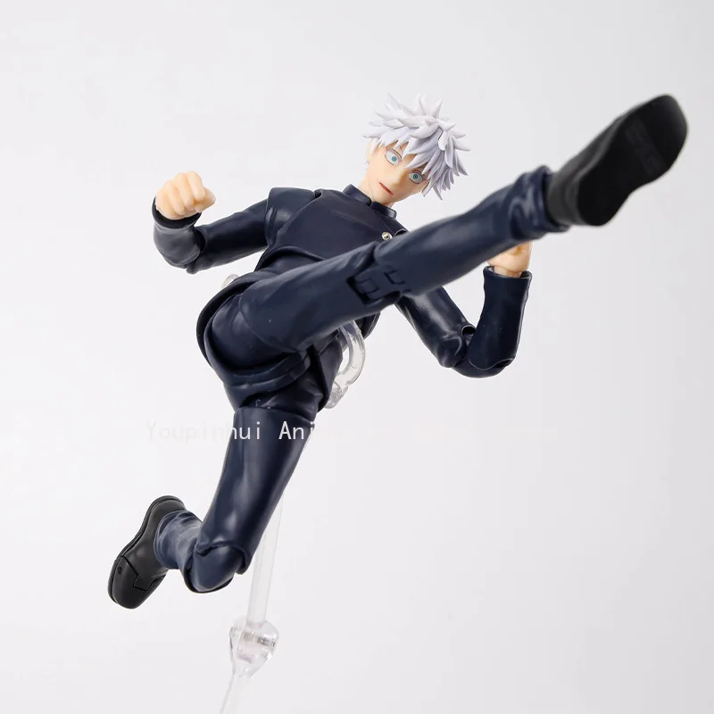 متوفر في المخزون بانداي S.H.Figuarts SHF SATORU GOJO طوكيو Jujutsu المدرسة الثانوية أطقم منمذجة أنيمي عمل مقاتلة الانتهاء نموذج هدية
