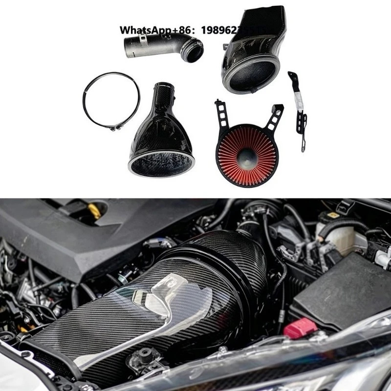 Dry Carbon Fiber Auto Parts Factory Customized Black Glossy Carbon Car Auto Intake