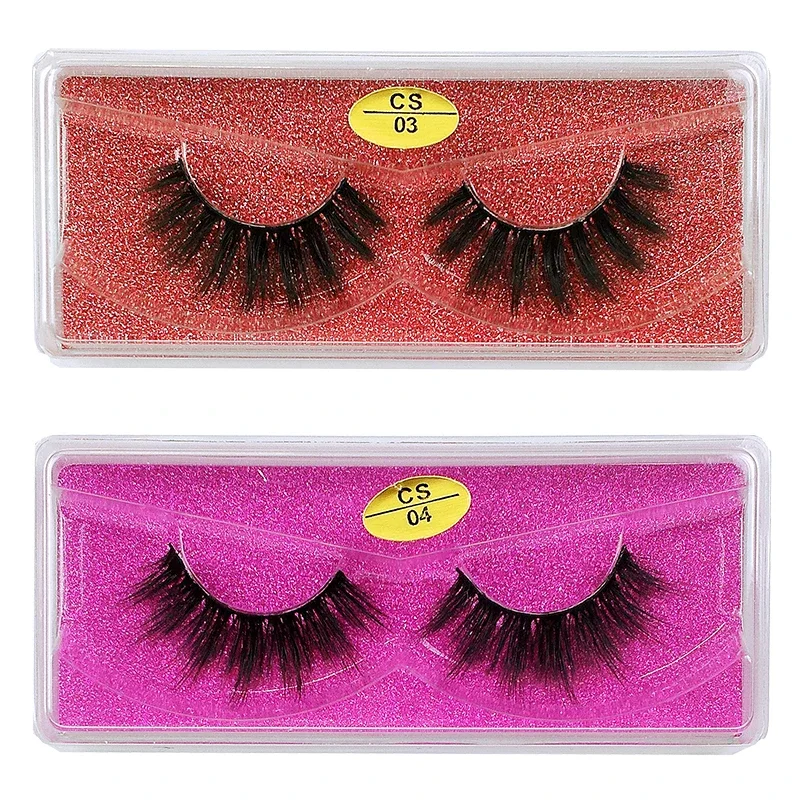 10 คู่ 3D Mink Eyelashes Fluffy Dramatic Eyelashes แต่งหน้า Wispy Mink Lashes ขนตาปลอมธรรมชาติยาวหนาปลอมขนตา