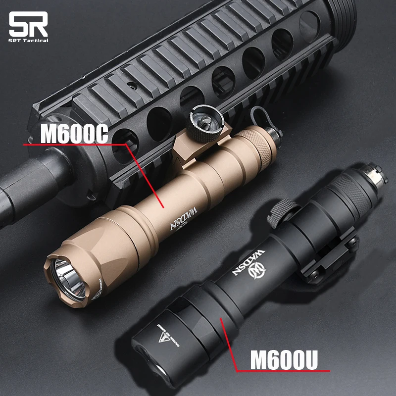 WADSN SF M600 M600C M600B M600U M300 Airsoft Powerful Flashlight Tactical Lantern Torch Scout Rifle Gun Weapon LED Light