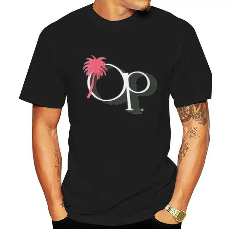 Ocean Pacific - Beach Scene - Surfwear Mens T-Shirt Vintage White Men T Shirt 2022 Summer Men Fashion T-Shirt