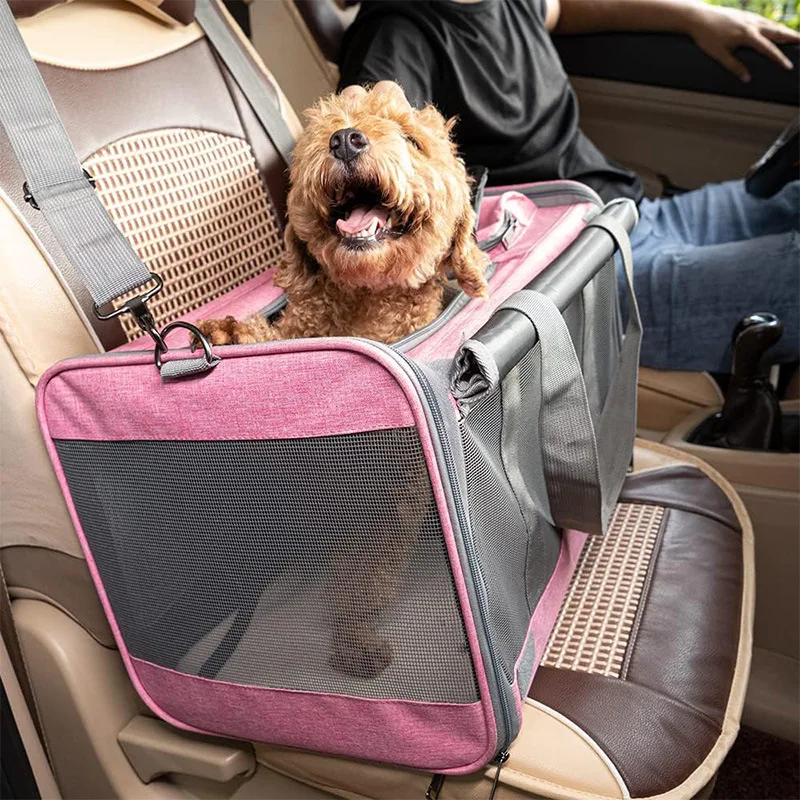 Cat Bag Outgoing Portable Breathable Folding Pet Outgoing Bag Small Dog Cat Outgoing Bag Portable Pet Bag