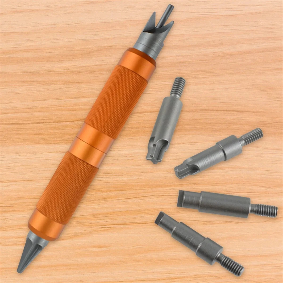 AA98 Case Chamfer Deburring Hand Tools Steel Case Prep Multitool for Removing Crimps