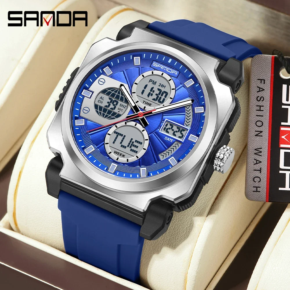 SANDA นาฬิกาอิเล็กทรอนิกส์สําห - Luxury Watch Shop บทวิจารณ์และราคา