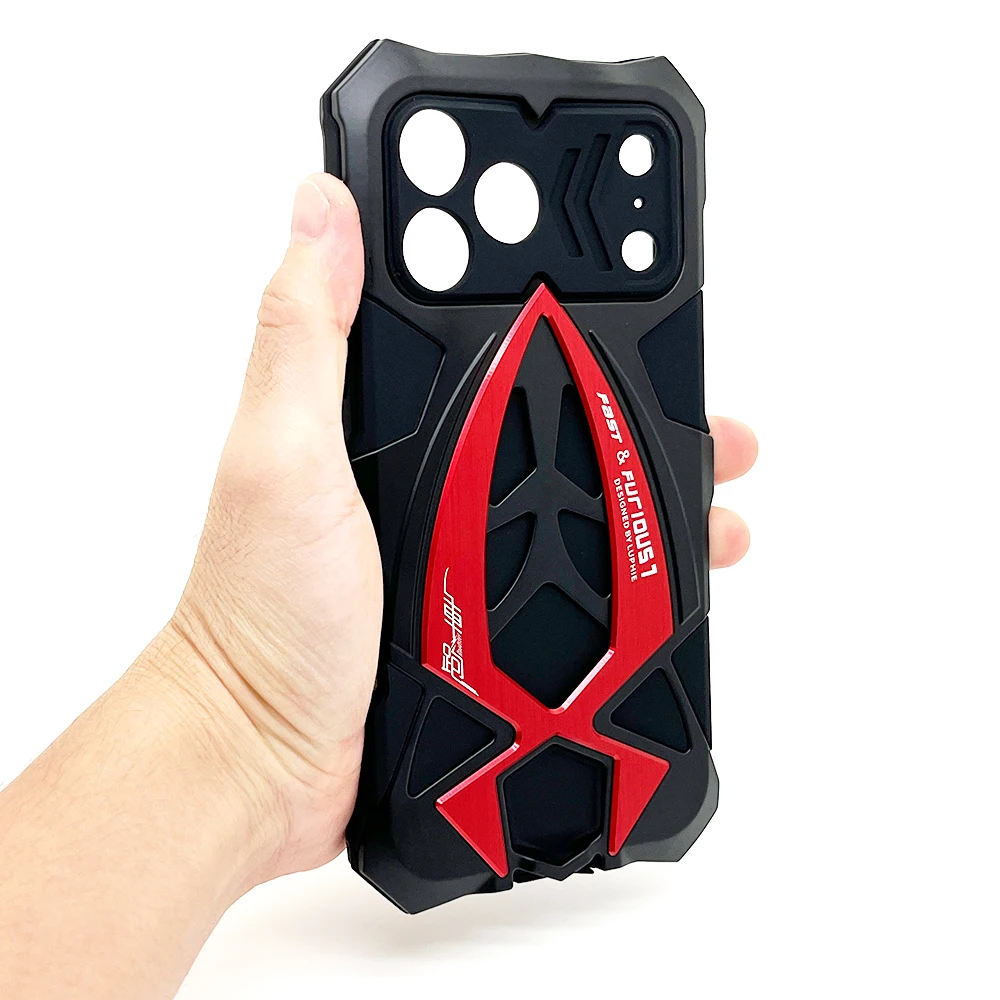 

Original LUPHIE Armor Cover for iphone 17 Pro Max Case 15 16 Pro Max Full Body Silicone Gel Heavy Duty Shockproof Shell Funda