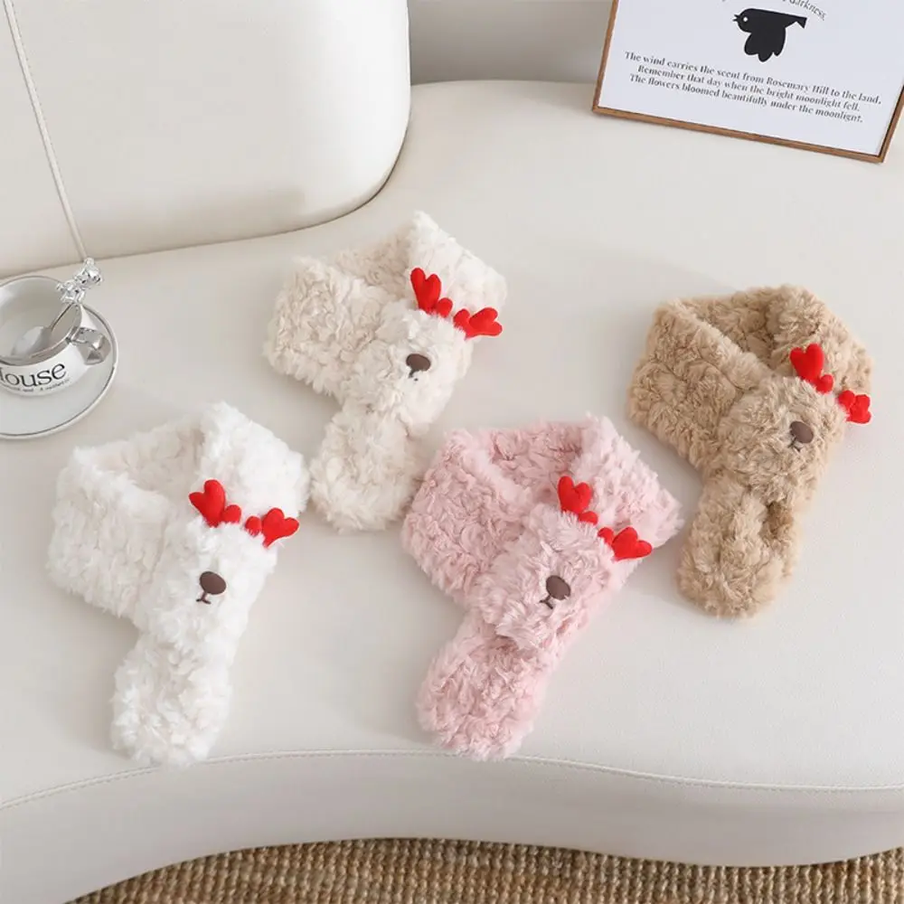 

Новый шарф с рогами и крестом, мягкий шарф на шею, ветрозащитный теплый шарф с героями мультфильмов, зима