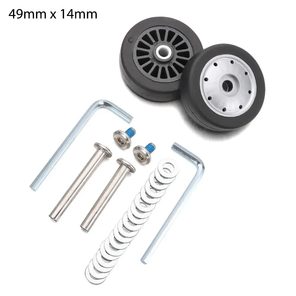 

Универсальные детали для чемодана, оси, замена колес для чемодана с винтом, сменные колеса, колеса для дорожного багажа, аксессуары для багажа