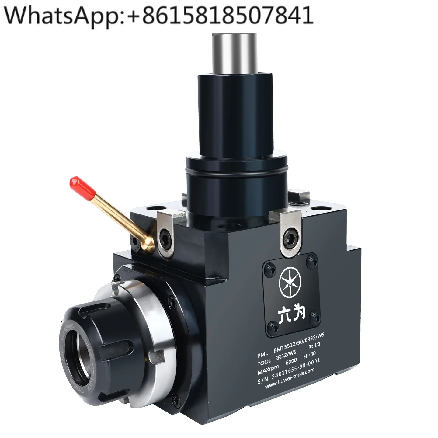 Turn-milling compound power cutter head six for BMT5515/90/ER20 composite cutter holder chuck accessories 4512/WS