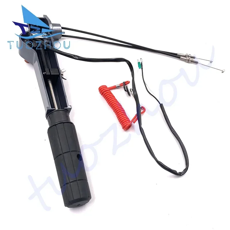 

63V-42111-01-4D Handle Steering Assy with Cable For Yamaha 9.9HP 15HP 13.5HP F6 F8 F9.9 Outboard Engine 63V-W0084-00