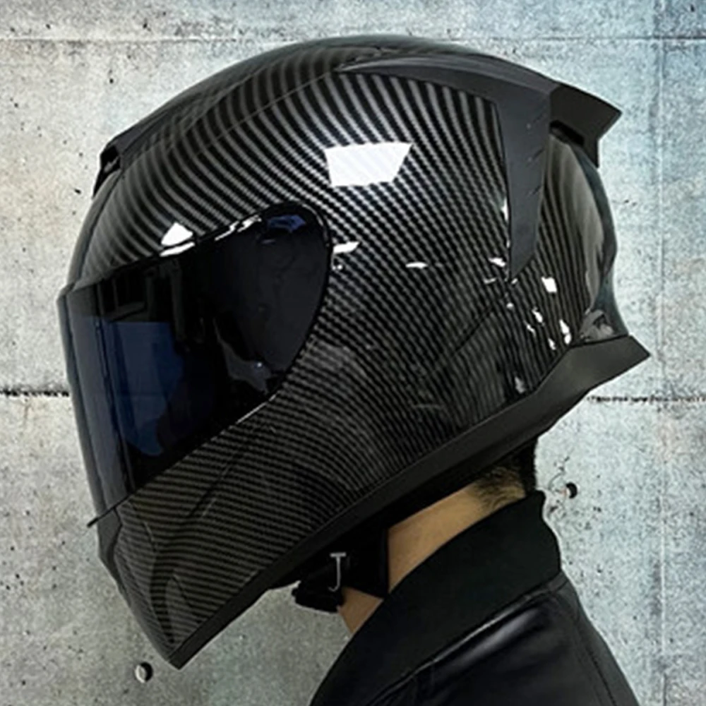 carbon fiber wrap motorcycle helmet Simpson Outlaw Bandit HELMET-CARBON BIKESKINZ VINYL WRAP FOR YOUR HELMET Wraps available Shoei Daytona Viper - Carbon Fiber