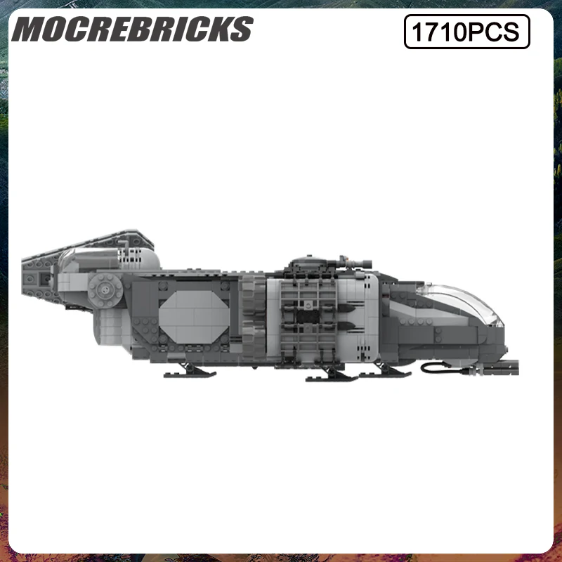 New Ideas Space Wars Series Interstellar Manned Spacecraft MOC Assembling Building Blocks Model Children's Toys Christmas Gifts