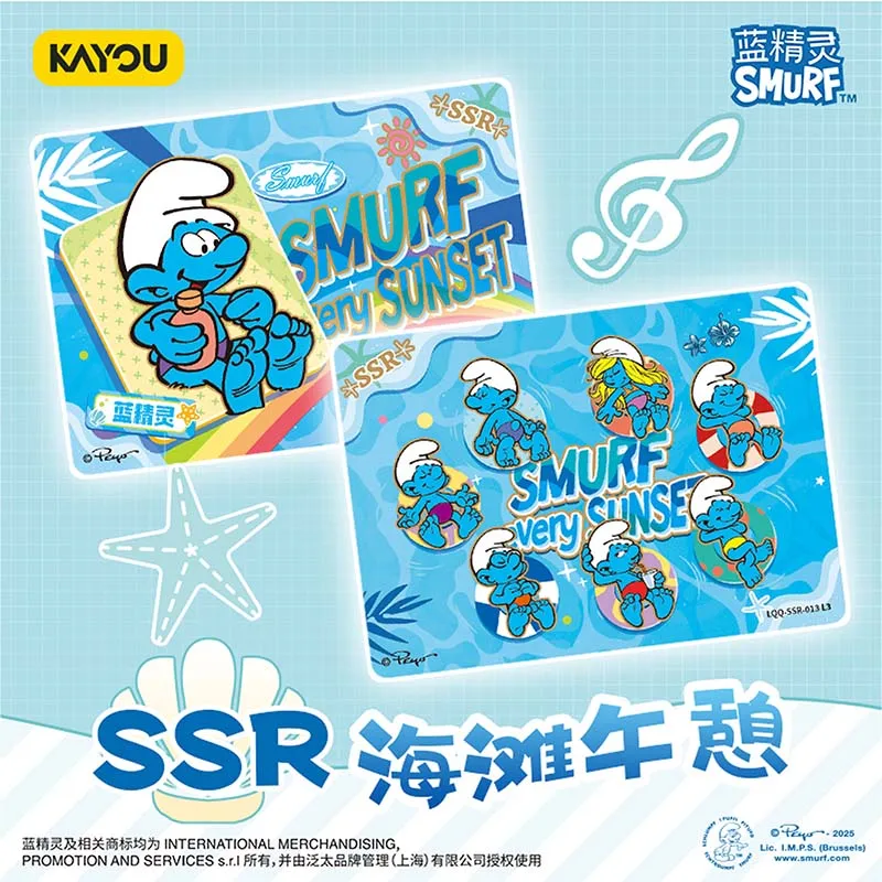KAYOU ホールボックス スマーフ ベイビー スマーフ カード スプライト マーベラス シリーズ パック SSR XR ‌ 限定版アニメーションコレクションカードおもちゃギフト