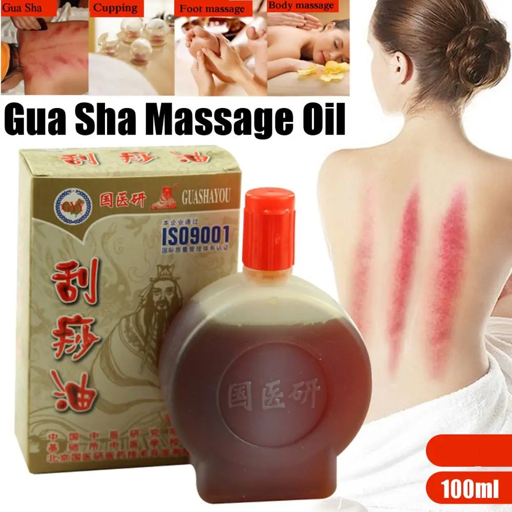 Hot Sale 100ml Traditional Gua Sha Essential Oil Gua Sha Massage Plant Oil Scraping Oil Body Massage Oil