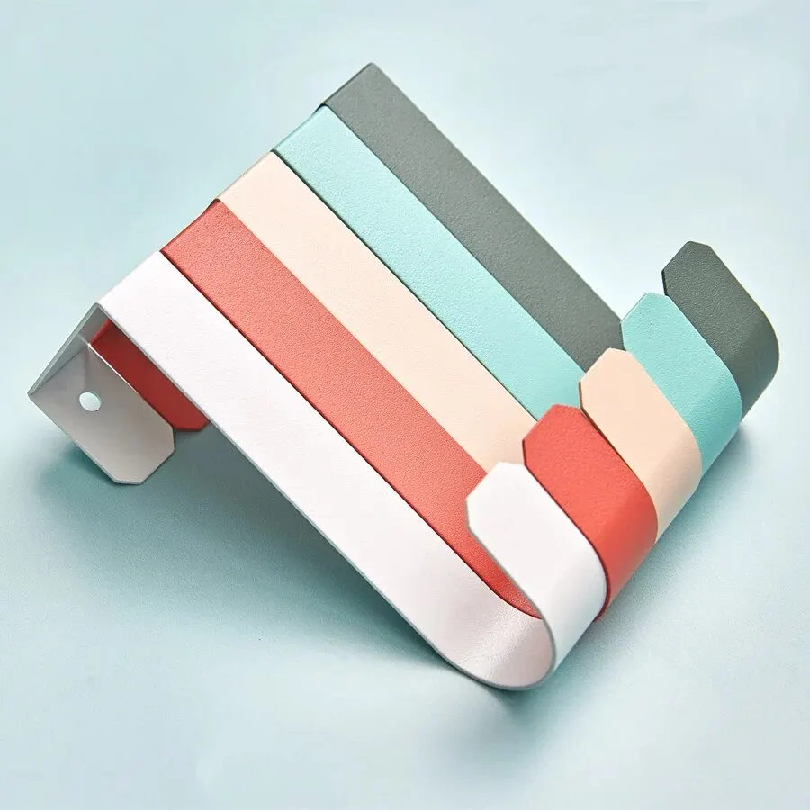 2pcs Nordic Simple Door Hook, For Use On Doors Or Cabinet Less Than 4.1cm, Maxium Load 3kg.Hanging Storageeveryday Items