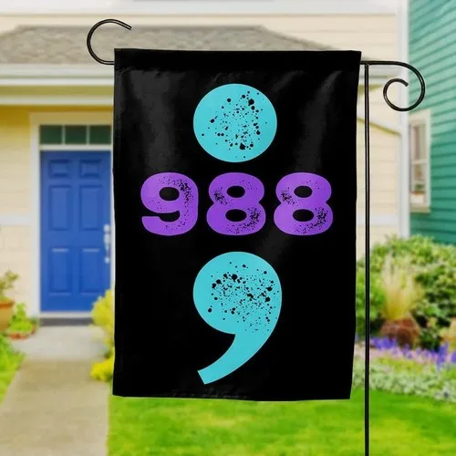 Suicide Prevention Awareness Garden Flag/Suicide Prevention Flag/End Suicide Fla OOV IIC