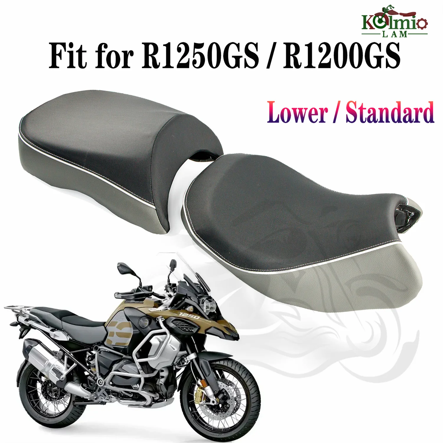 

Fit For BMW 2013 - 2022 R1200GS R1250GS ADV Motorcycle Front Rider Rear Passenger Seat Pillion Cushion R1200 GS R1250 GS 2018