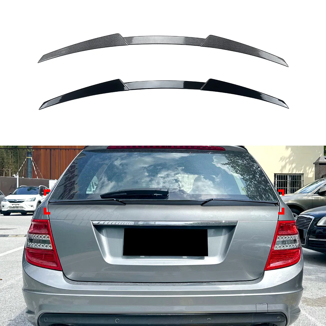 

Rear Spoiler Wing Splitter Lip For Mercedes-Benz C-Class S204 Travel Version 2008 2009 2010 2011 2012 2013 2014