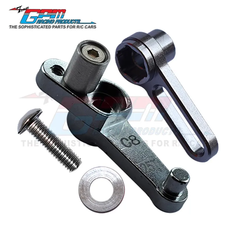 Bras de servo en aluminium GPM + bras de direction, pour moto KYOSHO NSR500