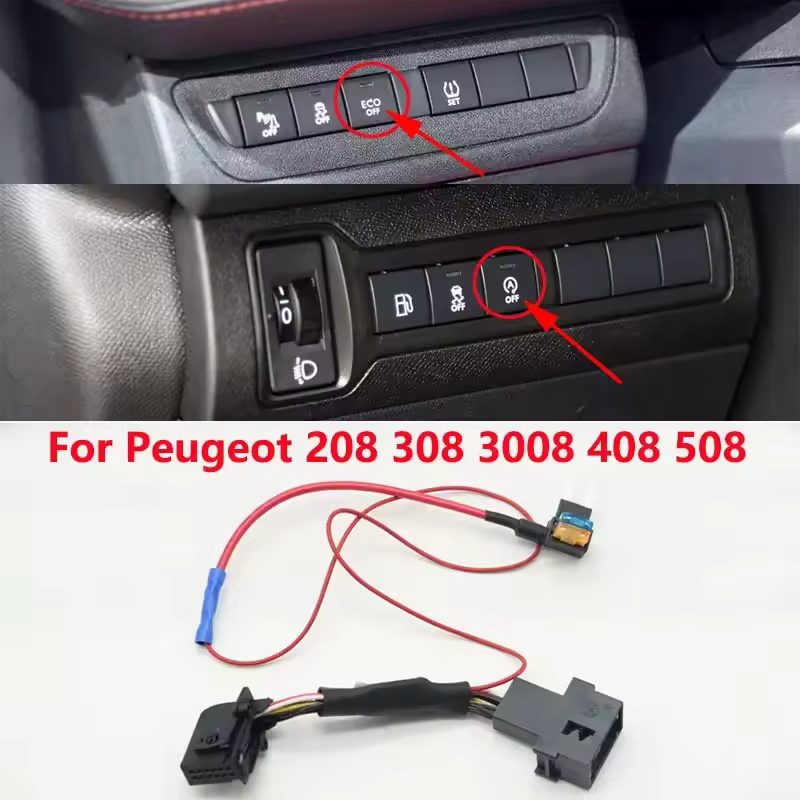 Système d'arrêt et de démarrage automatique du moteur de voiture, dispositif d'annulation plus proche, capteur de commande, câble de prise pour KIT 208, 308, 2008, 3008, 408, 508
