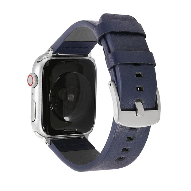 حزام من جلد البقر لساعة أبل الترا 2 باند S10 46 مللي متر 42 مللي متر 45 مللي متر 40 مللي متر 41 مللي متر 44 مللي متر الفرقة لسلسلة iWatch 9 8 7 6 SE 5 4