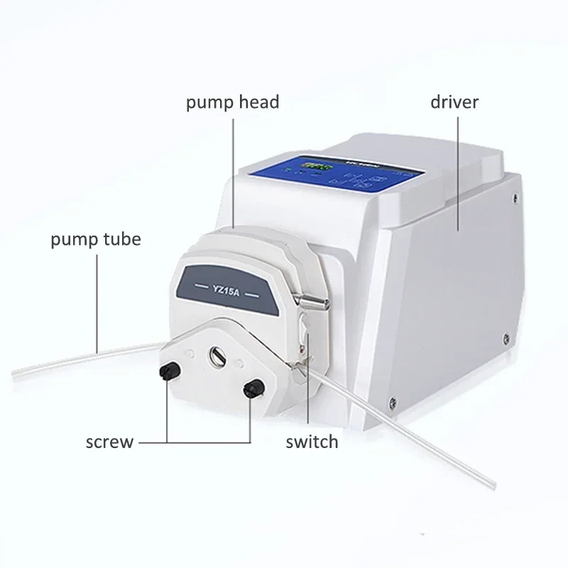1PC Speed-regulated Peristaltic Pump Laboratory Precision Acid-base Controllable Fluid Metering Transmission Pump