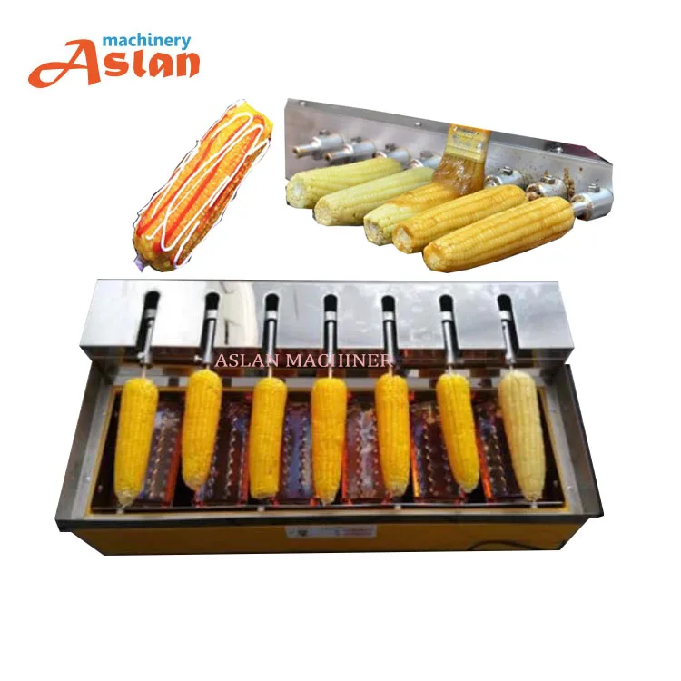 Type Electric Type Grilled Corn Machine / Commercial Corn Roaster Machine