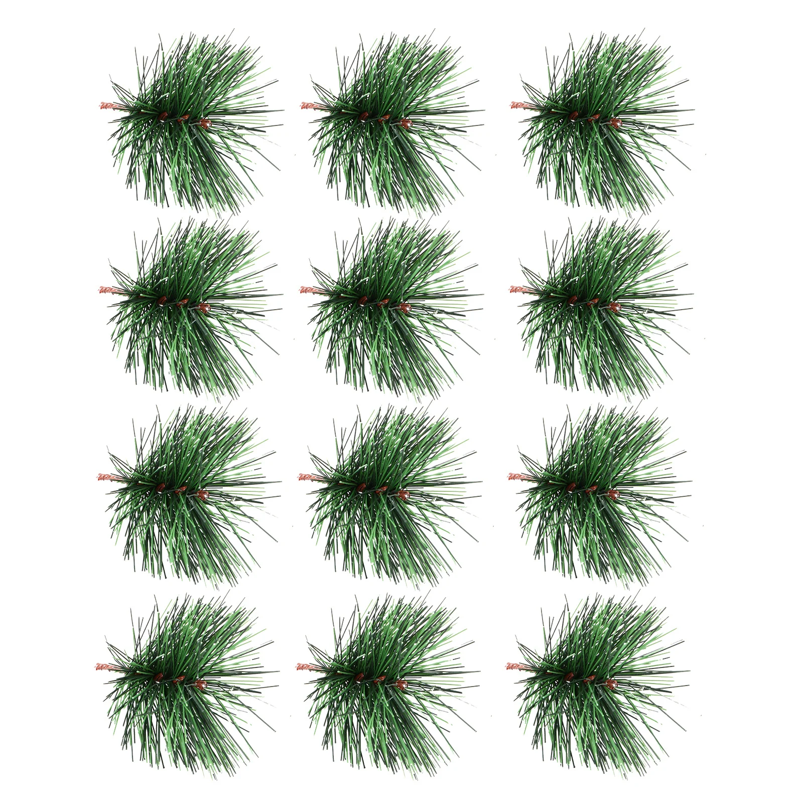 

24Pcs Christmas Decoration Ornament Lifelike Pine Sprigs for Crafts Premium Artificial Pine Branches Decor Festive Home Holiday
