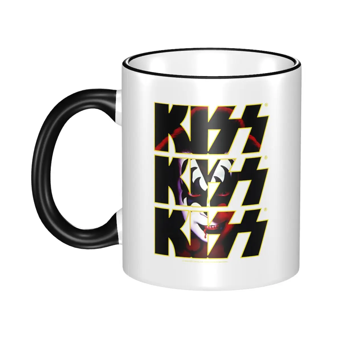 

Ace Frehley KISS Band Triple Logo Demon Coffee Mug Fun Cup For Home