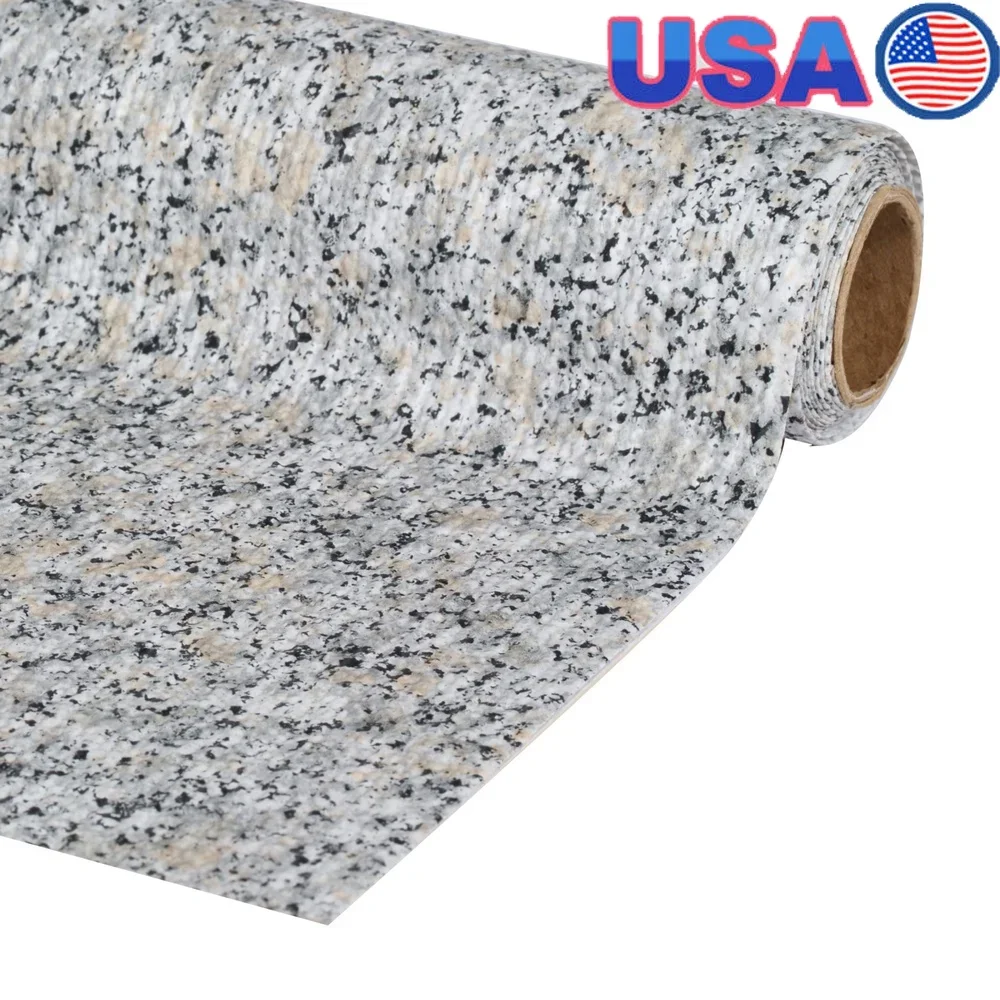 

Non-Adhesive PVC Shelf Liner Easy Clean Smooth Surface Non-Slip Grip Bottom Ideal Kitchen Bath Laundry Removable Durable 20ft