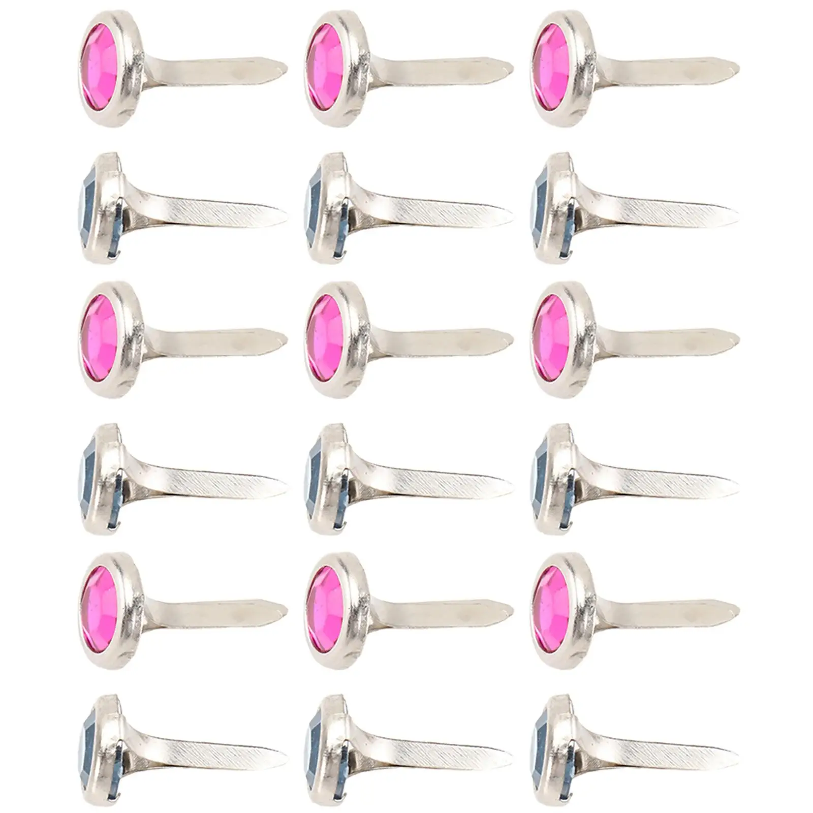 100 Pcs Mini Round Brads Craft Fasteners Different Colors Practical Paper Crafts Scrapbooking Photos Ribbons Items