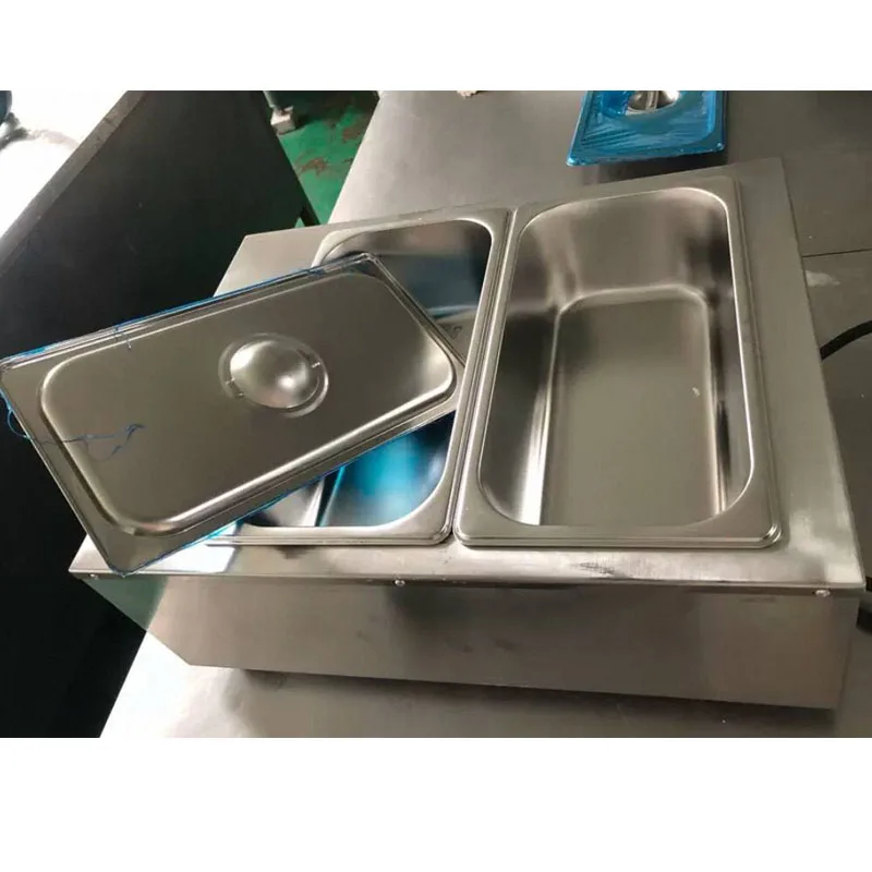 Electric Chocolate Melter Machine Double Cylinder Food Warmer