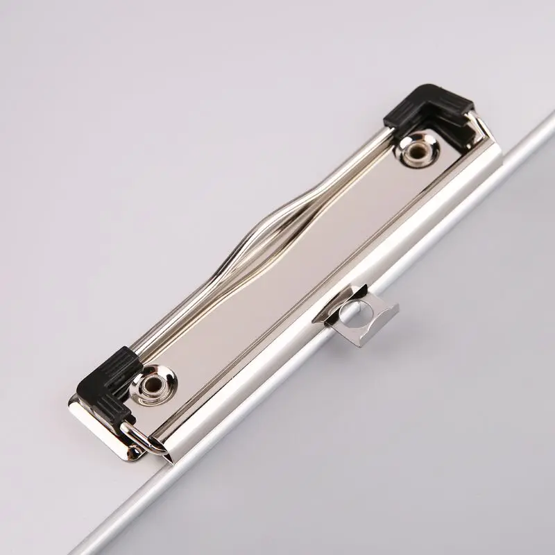 Tragbare Aluminium legierung Schreib clip Board Anti-Rutsch-Datei Hartfaser platte Papier h – Detail 8
